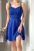 Kelly Askılı Elbise 582130 Saks Mavisi